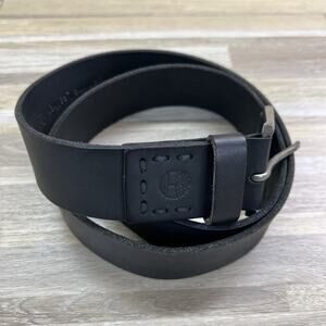 Timberland Men's Genuine Leather Belt Black 34 India - JL501